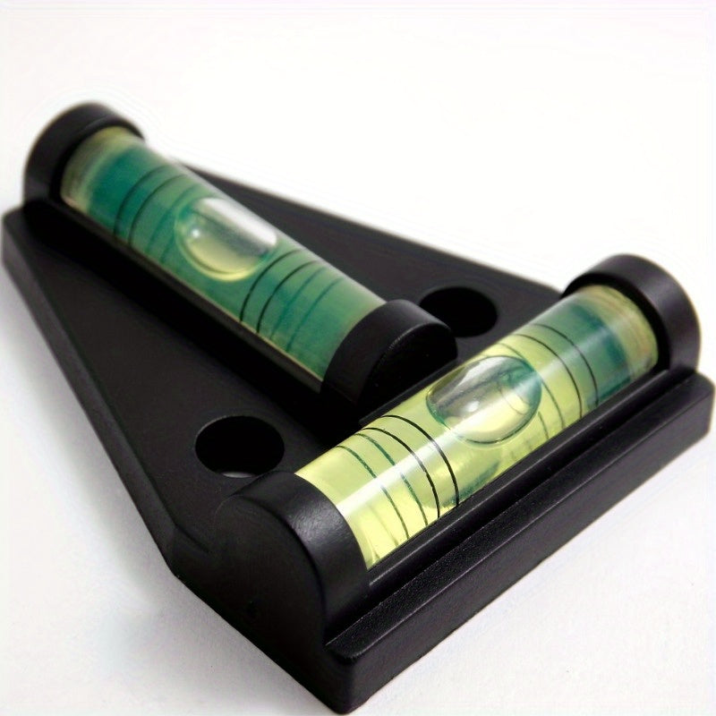 Mini T-Shaped Bubble Level Tool for RV Camping Interior Exterior Decoration