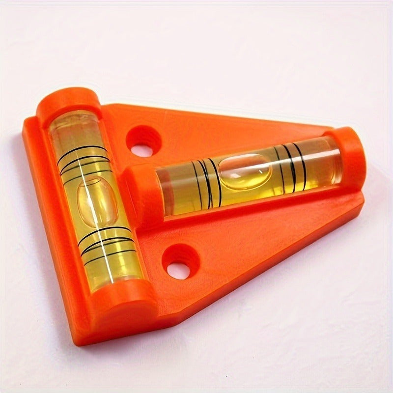 Mini T-Shaped Bubble Level Tool for RV Camping Interior Exterior Decoration