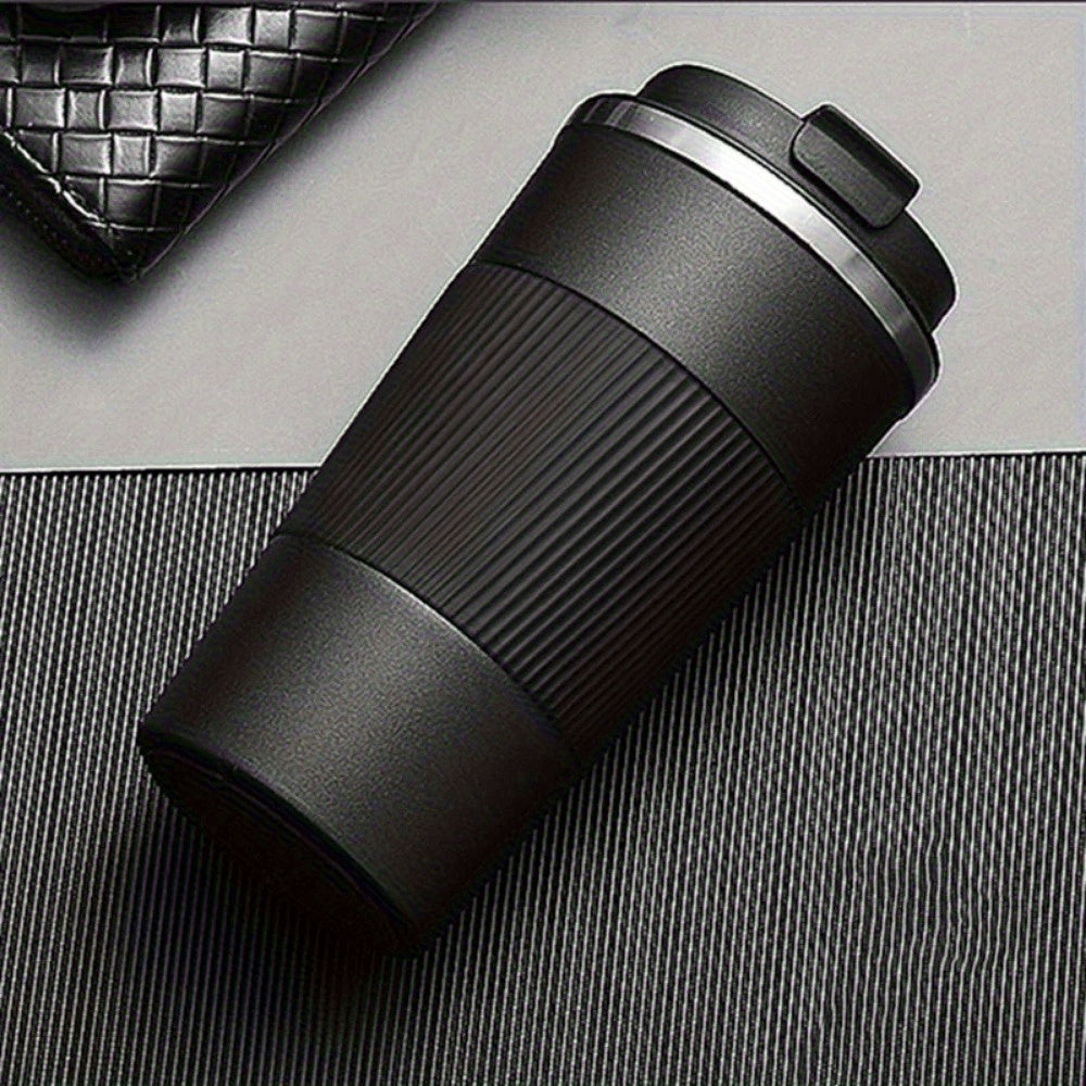 Stainless Steel Travel Mug Double Walled Insulated Leak-Proof 380ml