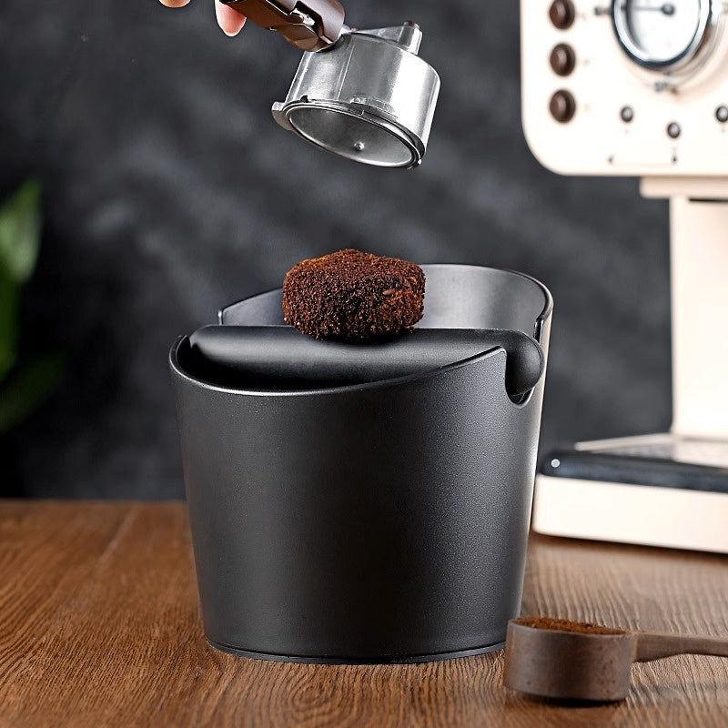 Large ABS Espresso Knock Box Coffee Grounds Bin Home Use