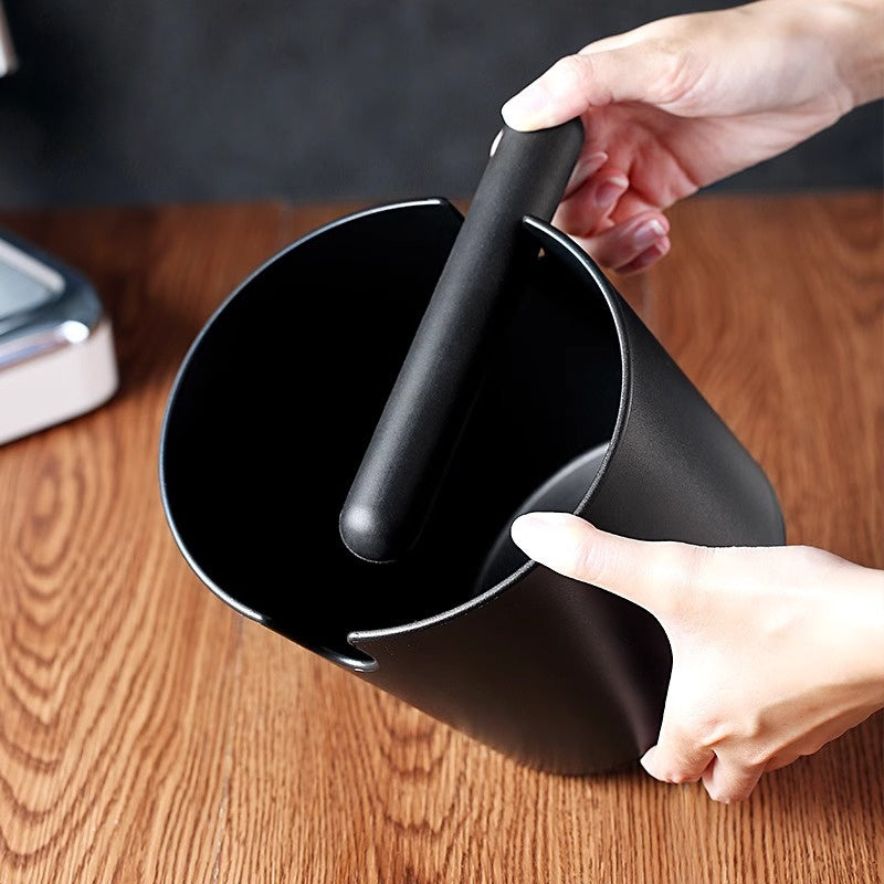 Large ABS Espresso Knock Box Coffee Grounds Bin Home Use