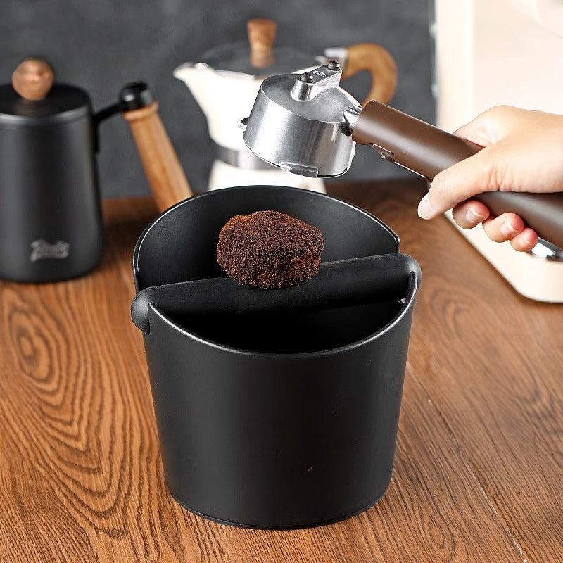 Large ABS Espresso Knock Box Coffee Grounds Bin Home Use