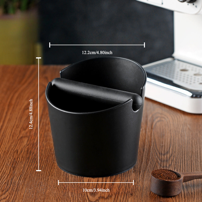 Large ABS Espresso Knock Box Coffee Grounds Bin Home Use