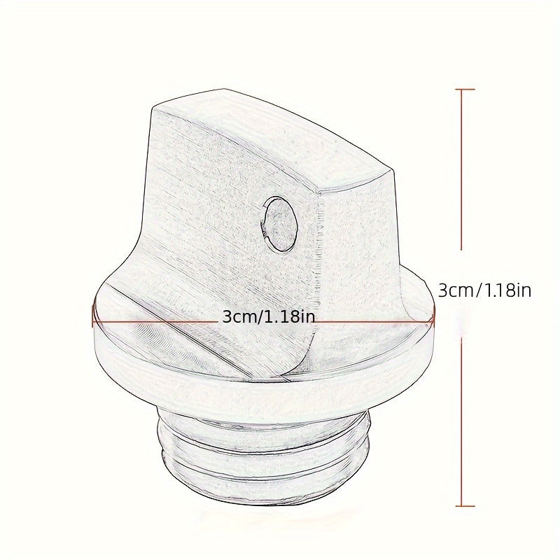 Крышка-заглушка для заливной горловины масла мотоцикла 20x2.5 алюминий для Honda Yamaha Suzuki Kawasaki Ducati
