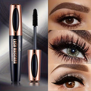Ayollar uchun suv o'tkazmaydigan Fiber Lash Mascara, uzoq davom etadigan volümlü qora kirpiklar