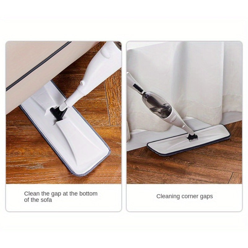 Versatile Spray Mop with Reusable Pads for Wet Dry Floor Cleaning and Disinfection