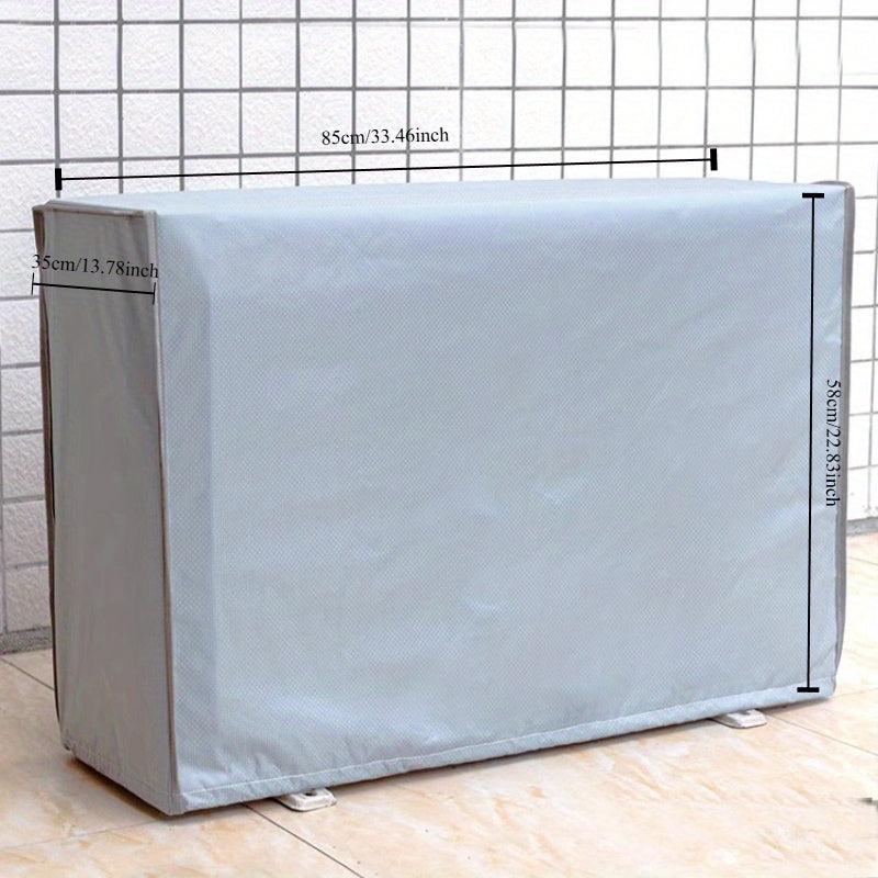 Outdoor Air Conditioner Cover Waterproof Double-Layer Oxford Protects Against Rain Snow