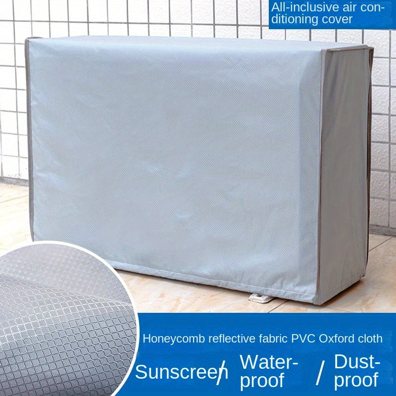 Outdoor Air Conditioner Cover Waterproof Double-Layer Oxford Protects Against Rain Snow