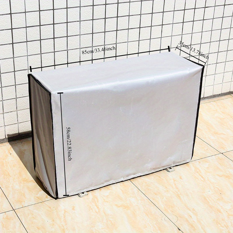 Outdoor Air Conditioner Cover Waterproof Double-Layer Oxford Protects Against Rain Snow