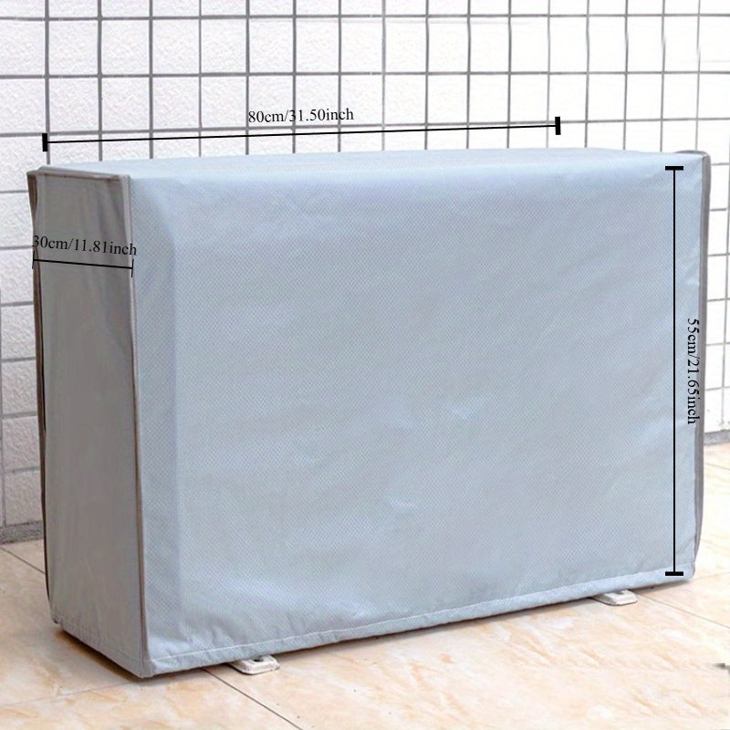 Outdoor Air Conditioner Cover Waterproof Double-Layer Oxford Protects Against Rain Snow