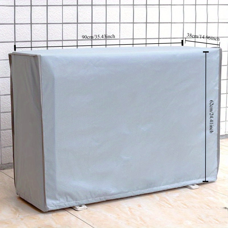 Outdoor Air Conditioner Cover Waterproof Double-Layer Oxford Protects Against Rain Snow