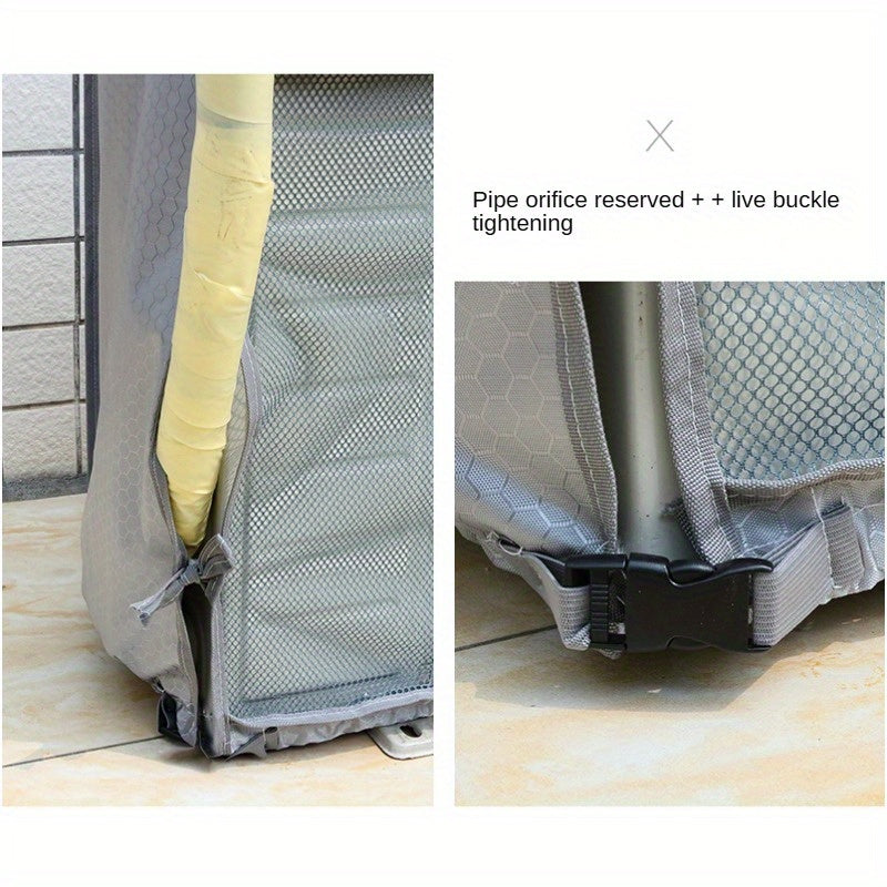 Outdoor Air Conditioner Cover Double Layer Durable Weatherproof Cube-Shaped