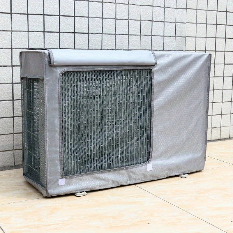 Outdoor Air Conditioner Cover Double Layer Durable Weatherproof Cube-Shaped