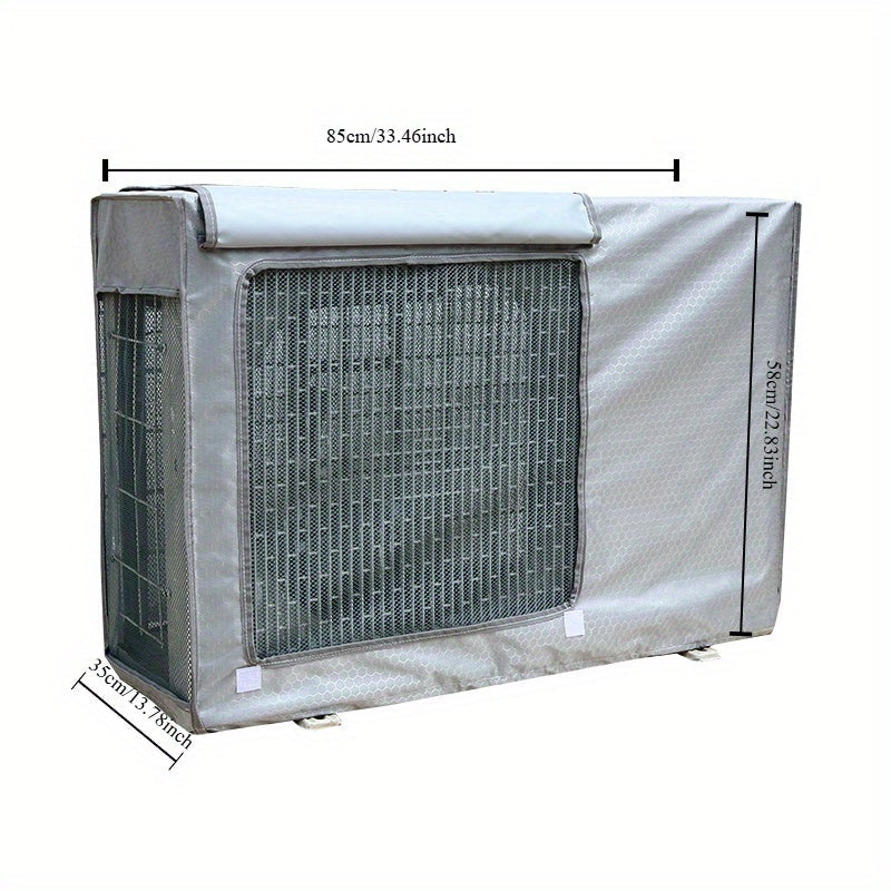 Outdoor Air Conditioner Cover Double Layer Durable Weatherproof Cube-Shaped