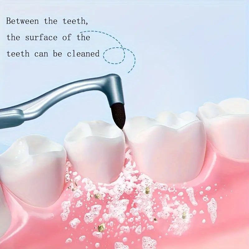 Manual Tooth Stain Removal Brush for Adults with Ergonomic L-Shaped Head