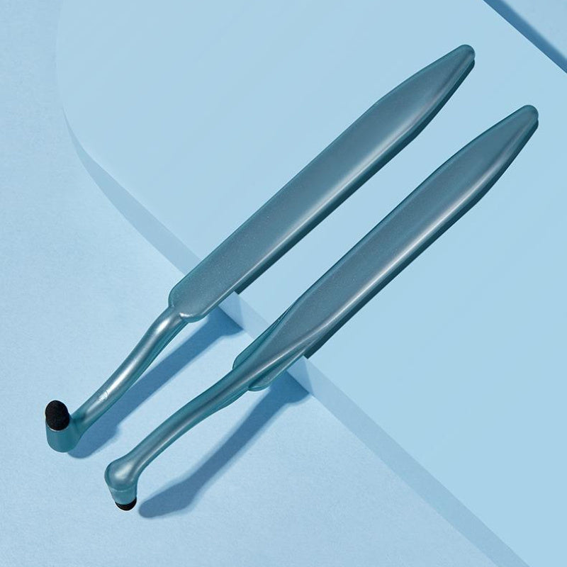 Manual Tooth Stain Removal Brush for Adults with Ergonomic L-Shaped Head