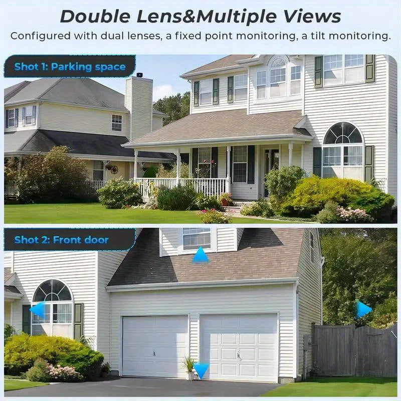 1080P HD видеокамера с двухсторонним звуком и умным отслеживанием движения для домашнего видеонаблюдения