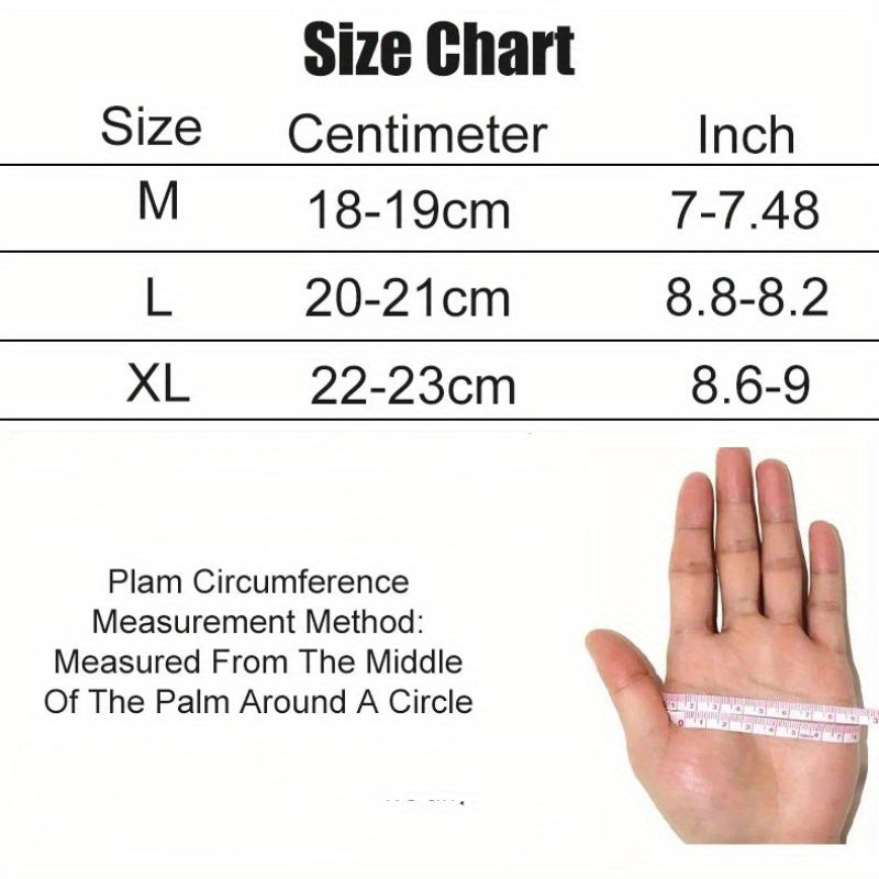 Guantes para ciclismo y motocicleta de dedo completo para exteriores, mezcla de poliéster tejida