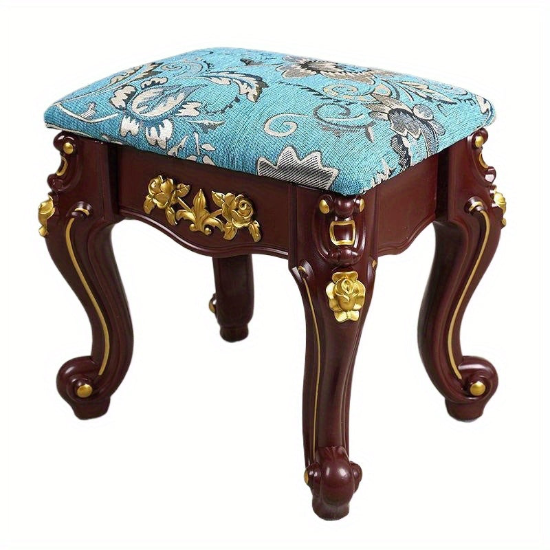Fabric Stool for Shoes, Piano, Bedside, Compact, No Wood, Under 68cm