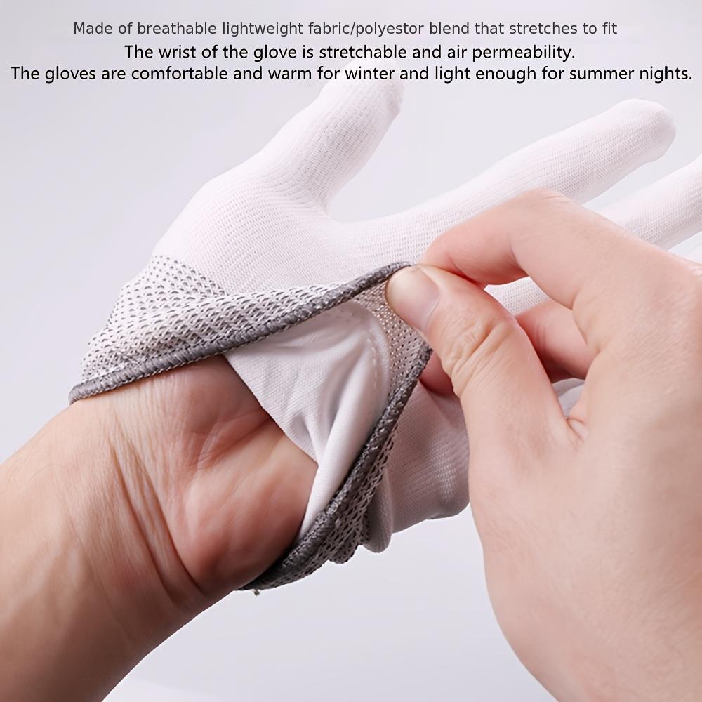 LED Light-Up Gloves for Parties Halloween Christmas 5 Colors 6 Modes Durable Nylon