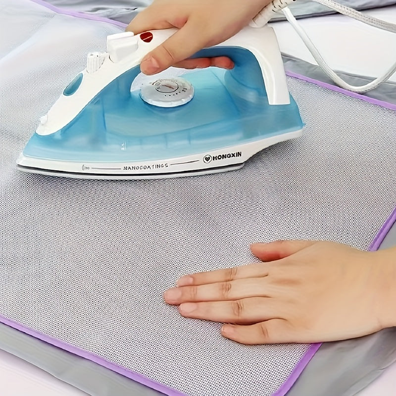 8-Piece Ironing Mat Set with Heat-Resistant Mesh Pads and Pattern Stickers
