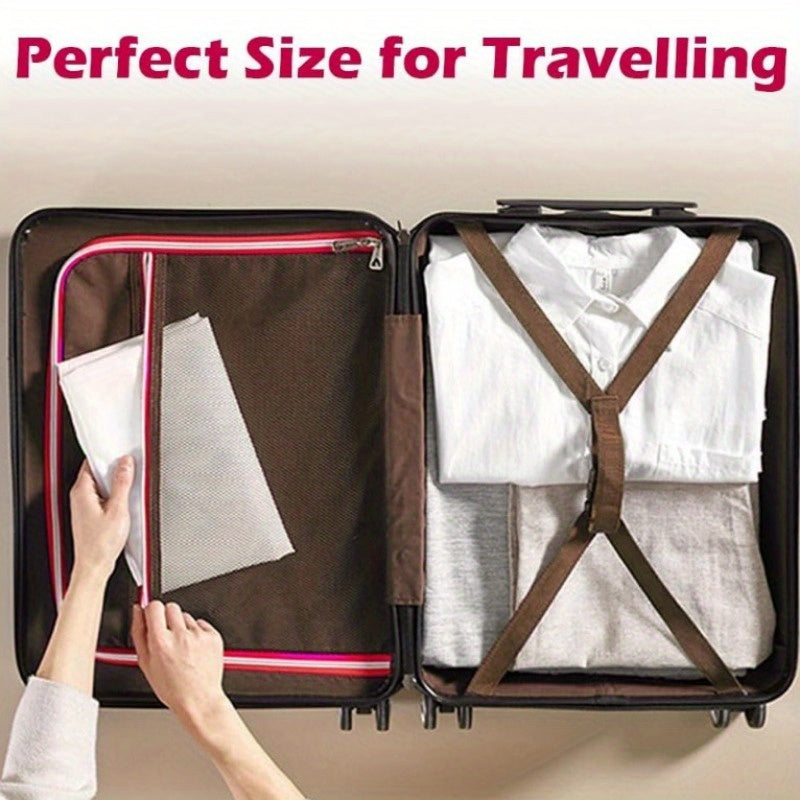 Juego de bolsas de secado de ropa de poliéster para secador de pelo, organizador de lavandería portátil para viajes, 1 o 2 piezas