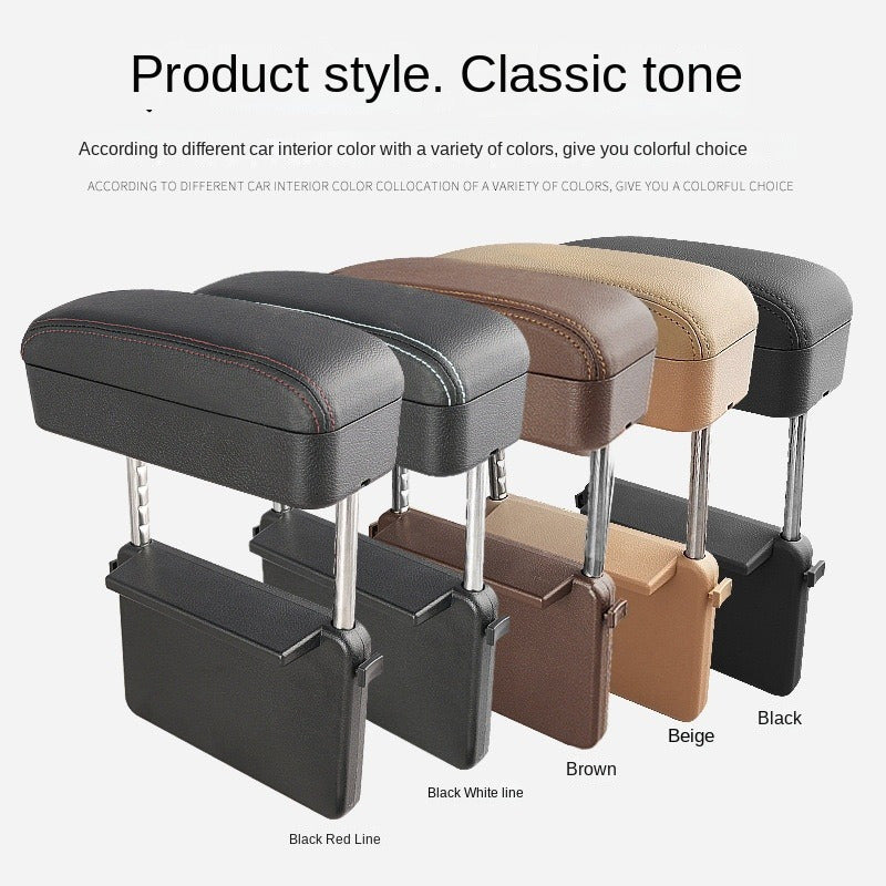 Universal Car Seat Armrest Organizer, Durable Plastic Storage Box