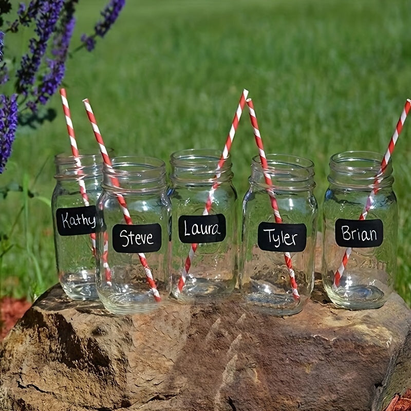 Set of 36 Eco-Friendly Reusable BPA-Free Airtight Food Storage Containers with Labels