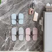 Wall-Mounted Towel and Shoe Drying Rack Space-Saving Bathroom Organizer