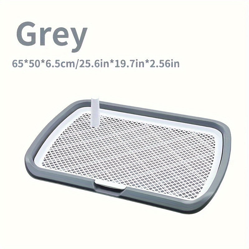 Large Dog Potty Tray for Dogs Up to 49.9 KG with Removable Mesh and Plastic Base
