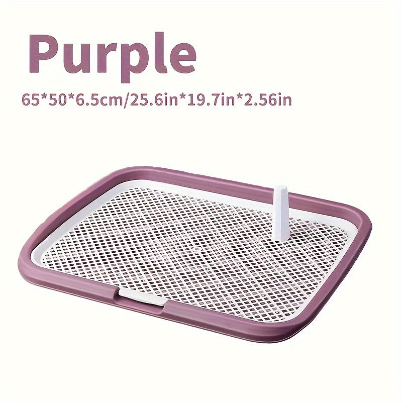 Large Dog Potty Tray for Dogs Up to 49.9 KG with Removable Mesh and Plastic Base