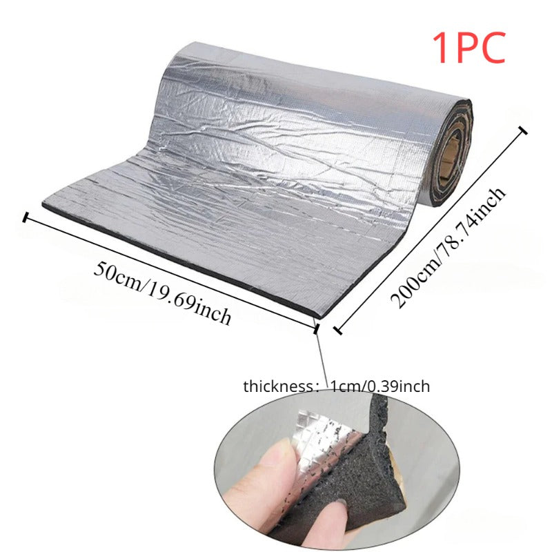 Car Soundproofing Heat Insulation Mat - Easy Install Closed Cell Foam for Vehicles