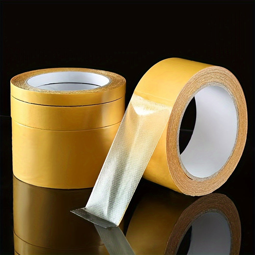 Double-Sided Waterproof Tape 1.98cm x 20.12m Fiberglass Mesh for Walls Glass
