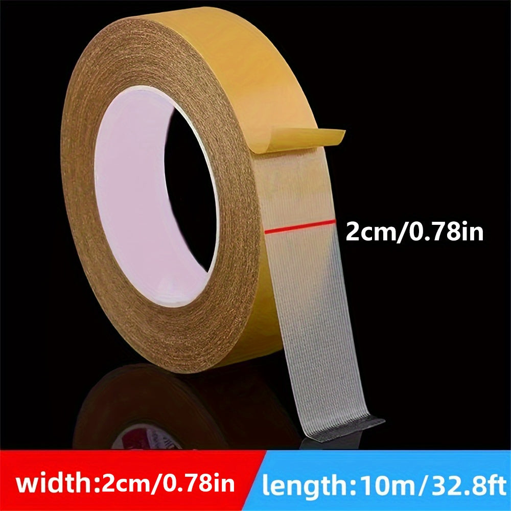 Double-Sided Waterproof Tape 1.98cm x 20.12m Fiberglass Mesh for Walls Glass