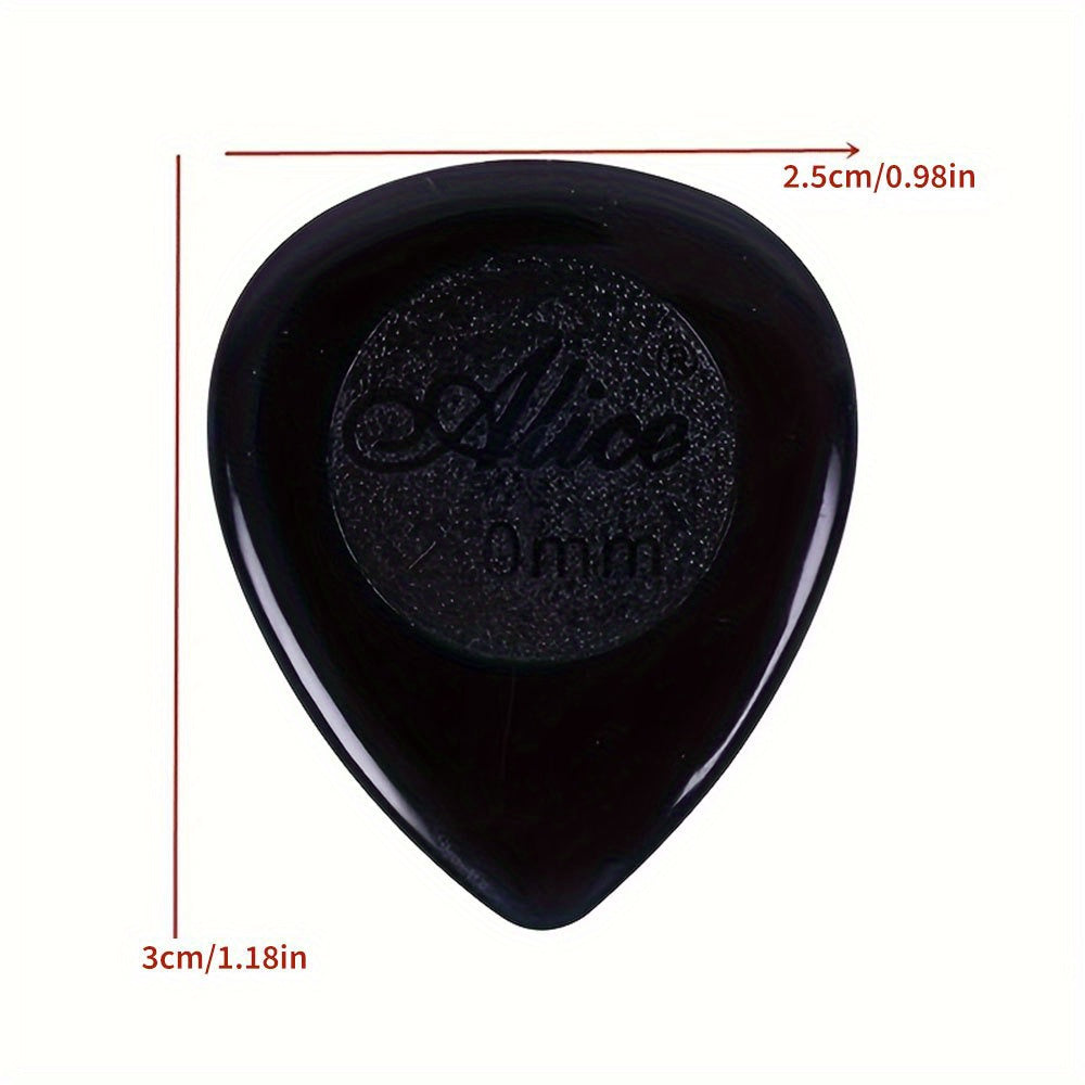 Paquete de 6 púas de guitarra duraderas, 24, 50 piezas, de 1-3mm para guitarra acústica, eléctrica y bajo