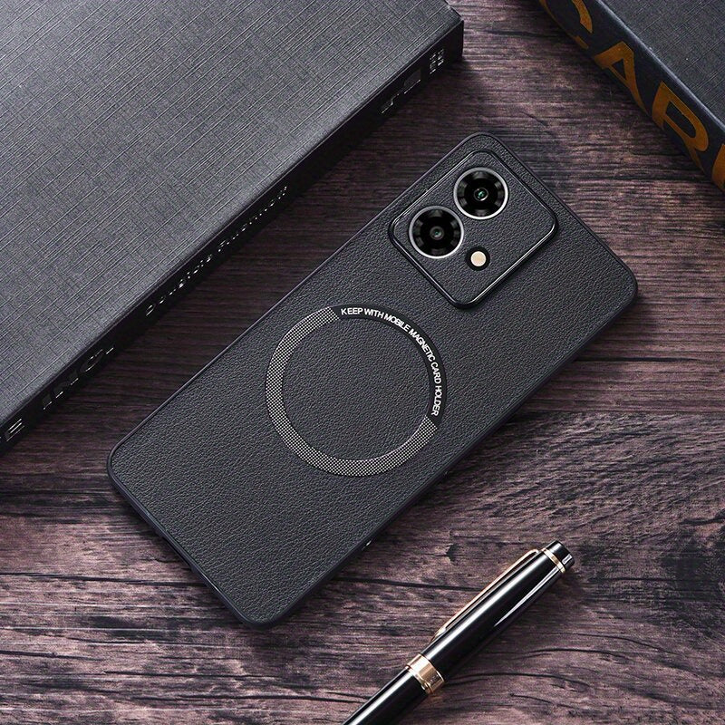 Magnetic PU Phone Case for Motorola Edge 40 Neo Pro TPU Cover