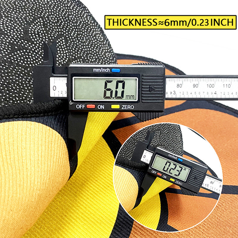 Semi-Circular Door Mat Retro Wood Grain Non-Slip Thick Hand Washable 50cm 60cm