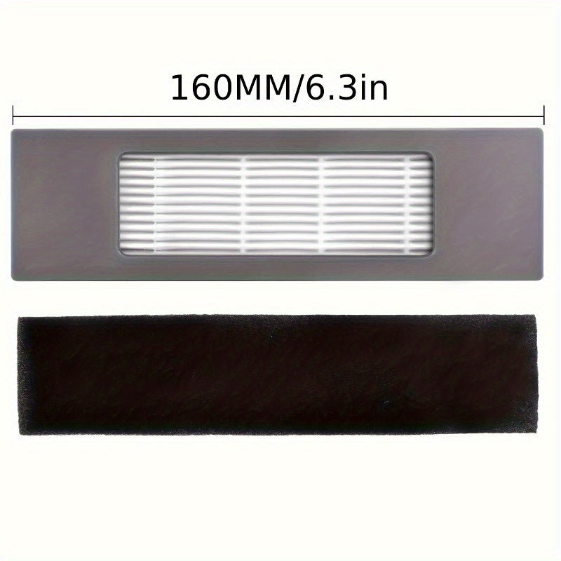 Set of 16 Replacement Parts for Robotic Vacuum Cleaners Cleaning Cloths Brushes Filters