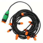 20m portativ mikro tomchi sug‘orish tizimi, tashqi bog‘ uchun sozlanadigan oqim valfi bilan