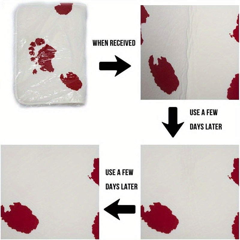 1 шт. Забавный коврик для двери из полиэстера с надписью «Абсолютно не люк» с нескользящей основой, легко моющийся коврик для спальни, гостиной и гостиничного декора — мягкая губчатая подкладка толщиной 1 см