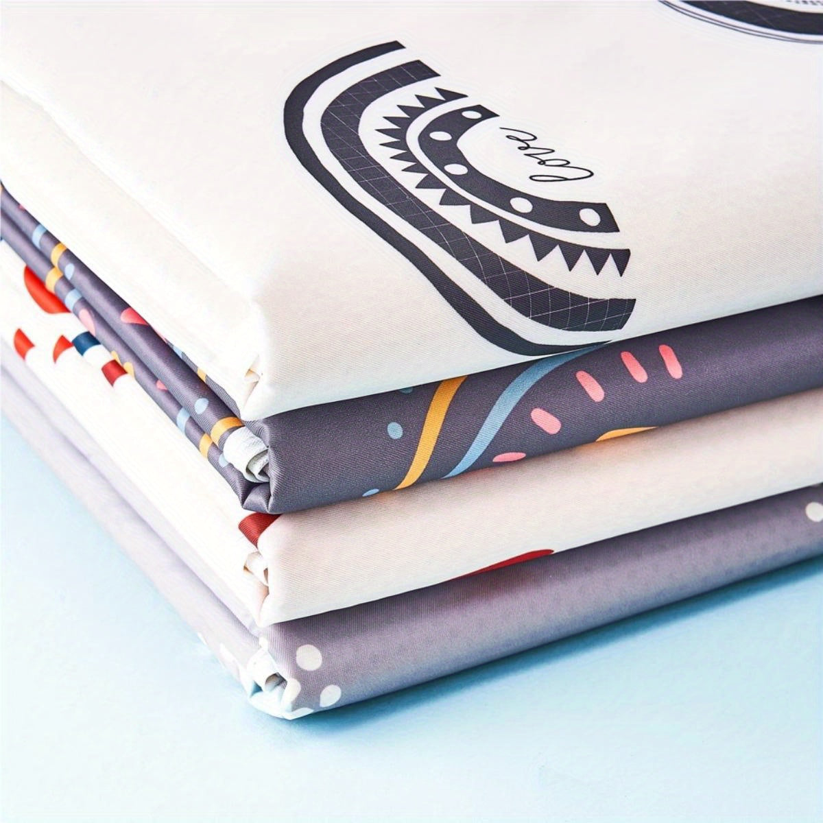 Alfombrilla de protección impermeable antideslizante para suelo para la silla alta de bebé