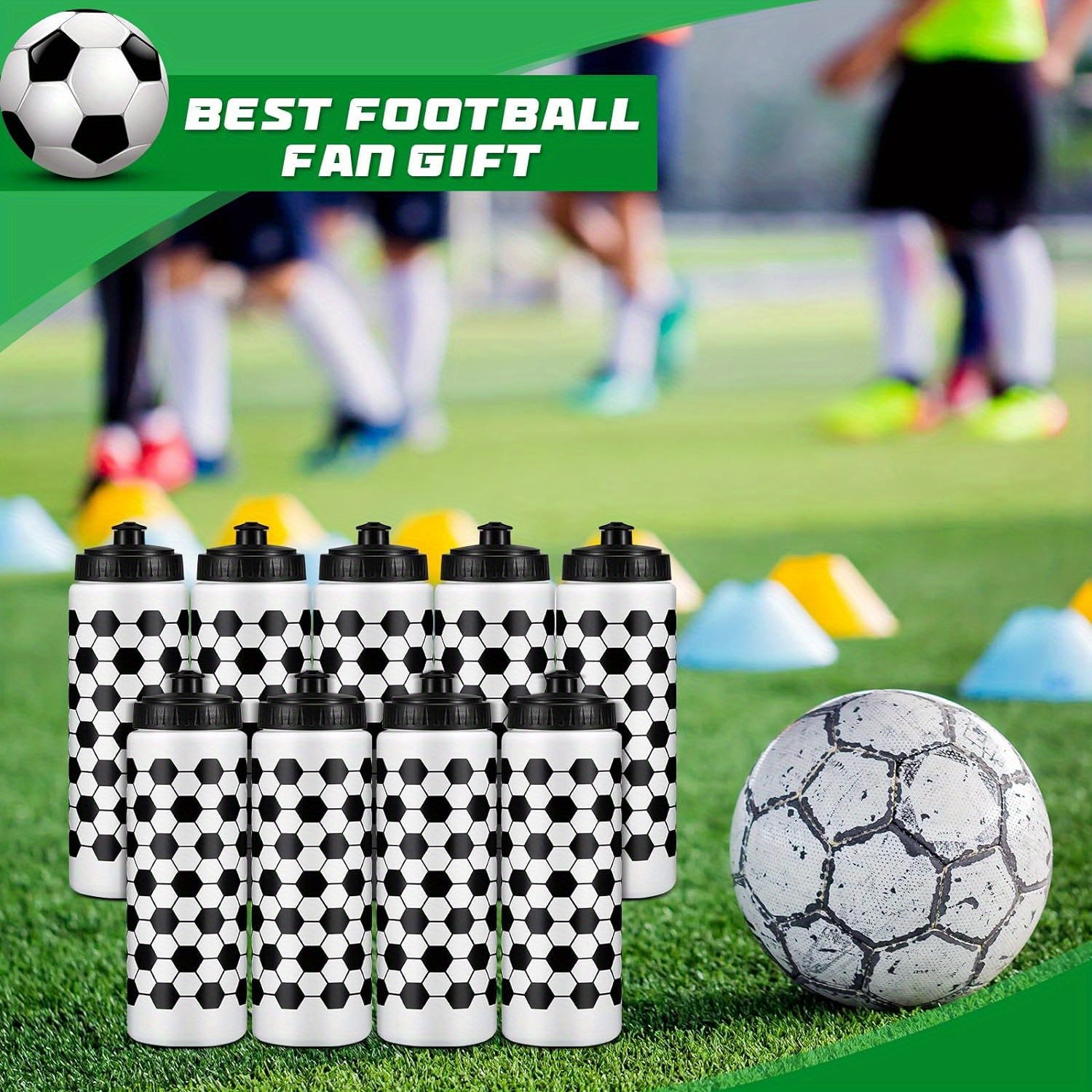 Kids Hexagonal BPA-Free Plastic Sports Water Bottle for School and Outdoor Activities