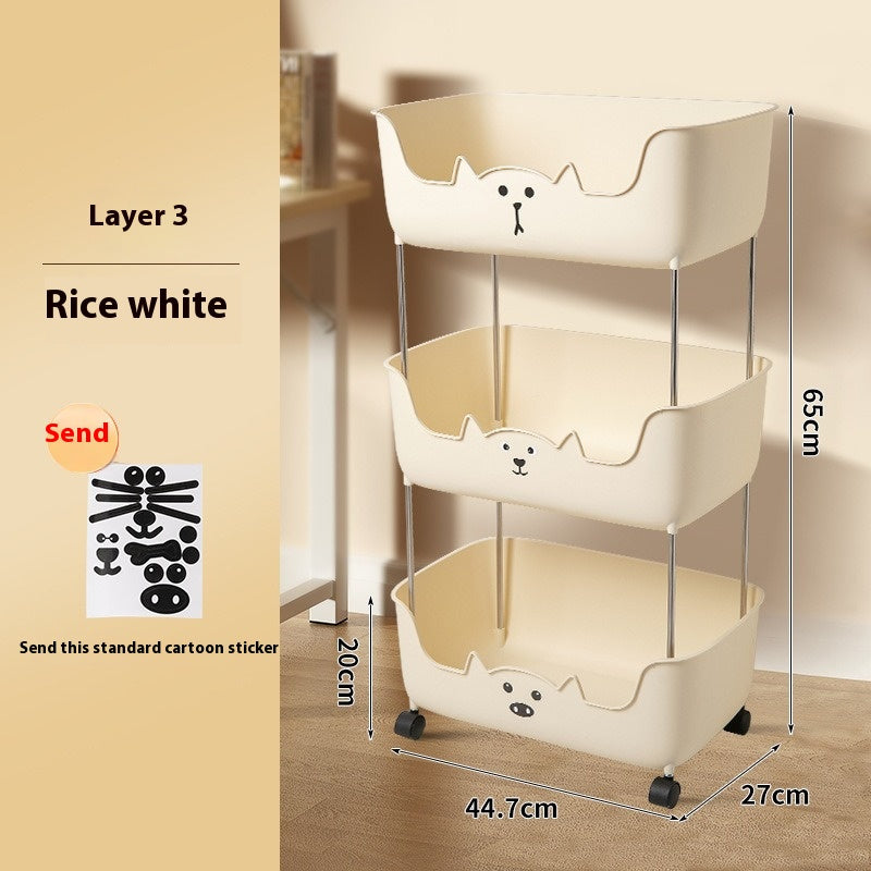 "Ko'chma Stol Ostidagi Kitob Saqlash Tashkiliy Qutisi - Yotoqxona va Sinflar uchun Ideal Kompakt Plastik Kitob Rafi, Mukammal Joyni Tejash Yechimi uchun Mini Kitob Rafi"