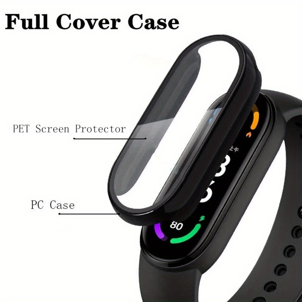 Funda protectora 2 en 1 y protector de pantalla para Xiaomi Mi Band 8 NFC accesorios para reloj inteligente