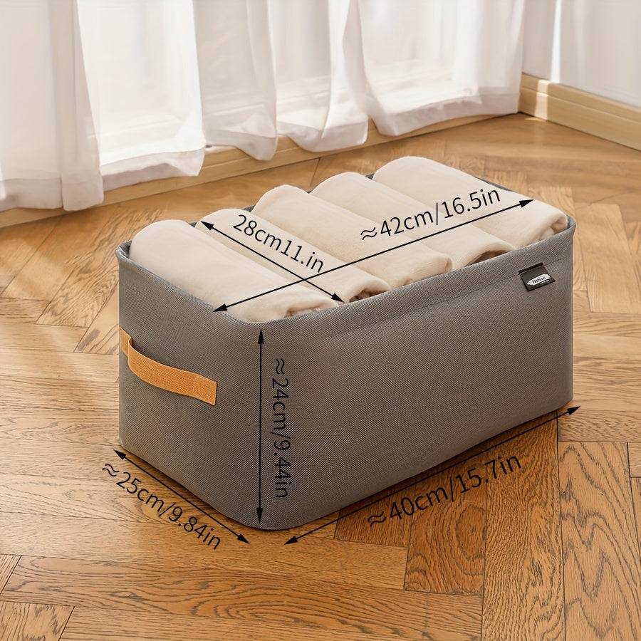 Foldable Clothes Storage Organizer for Closet, Dorm, Moving, and Packing