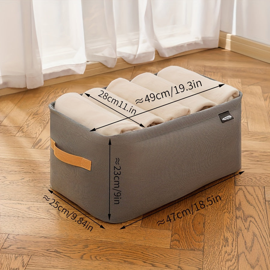 Foldable Clothes Storage Organizer for Closet, Dorm, Moving, and Packing