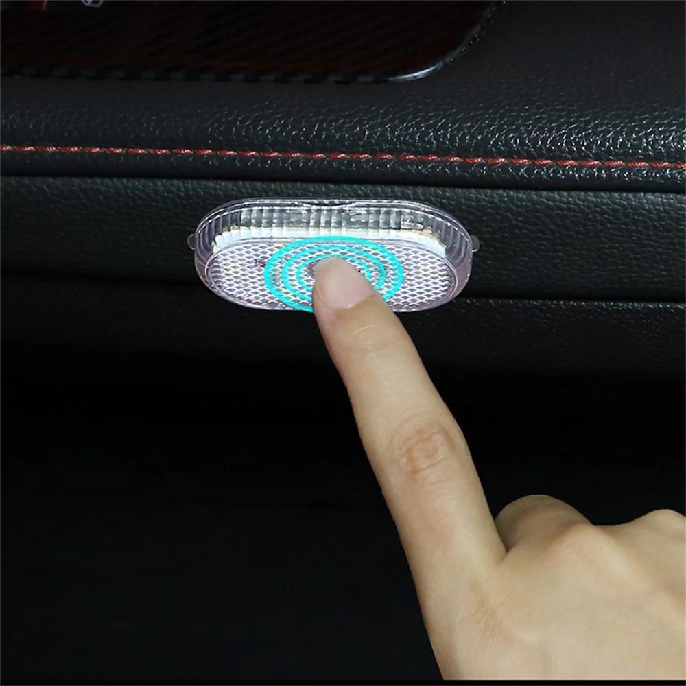 2 Pack USB-Ceiling LED Neon Accent Lights Touch Activated for Car Interior