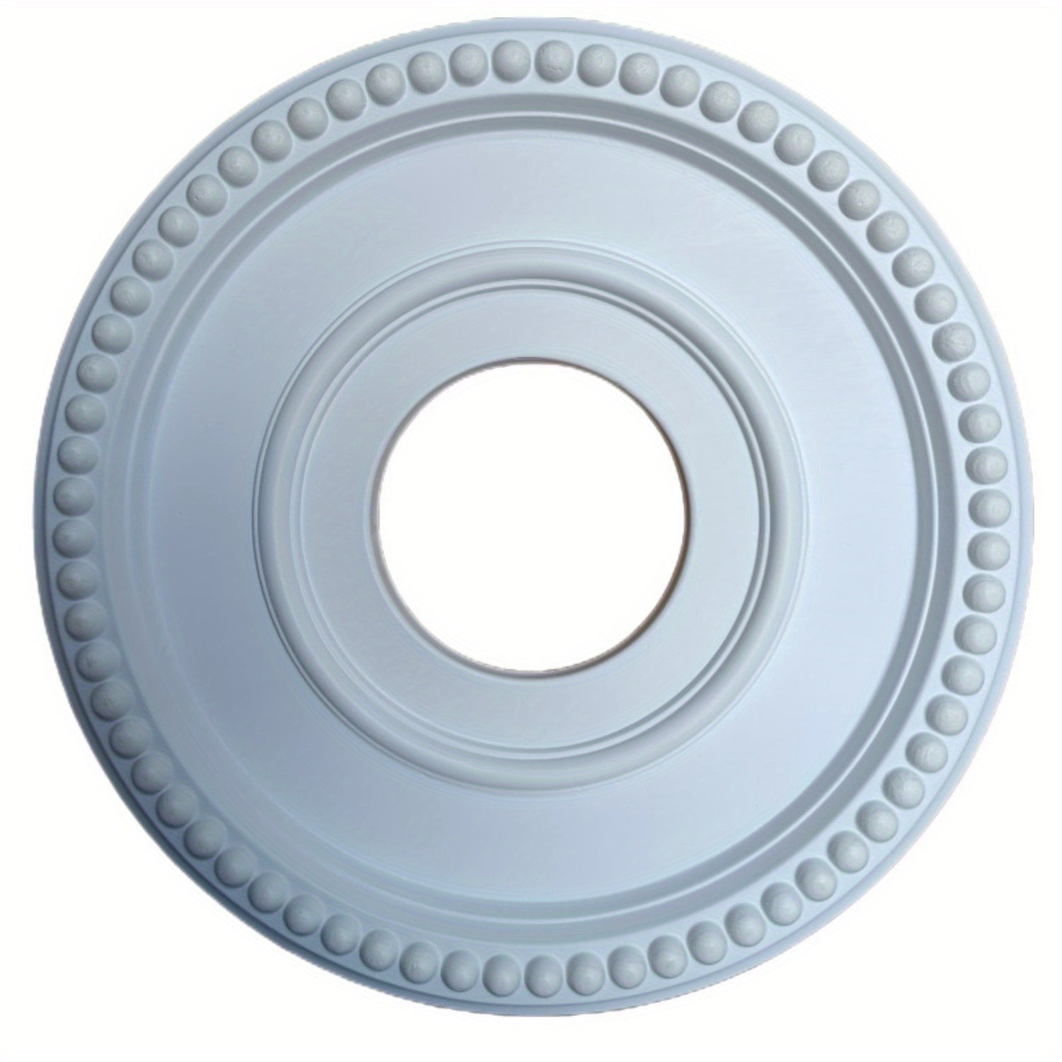 White Waterproof Ceiling Medallion for Lighting and Fan Decor