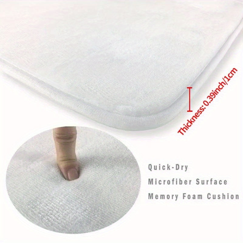 Cartoon Cats Flannel Doormat Non-Slip Rug for Living Room Bedroom Kitchen