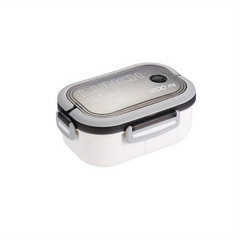 Microwave Safe Bento Box with Spoon and Fork, Leak-Proof, High Capacity